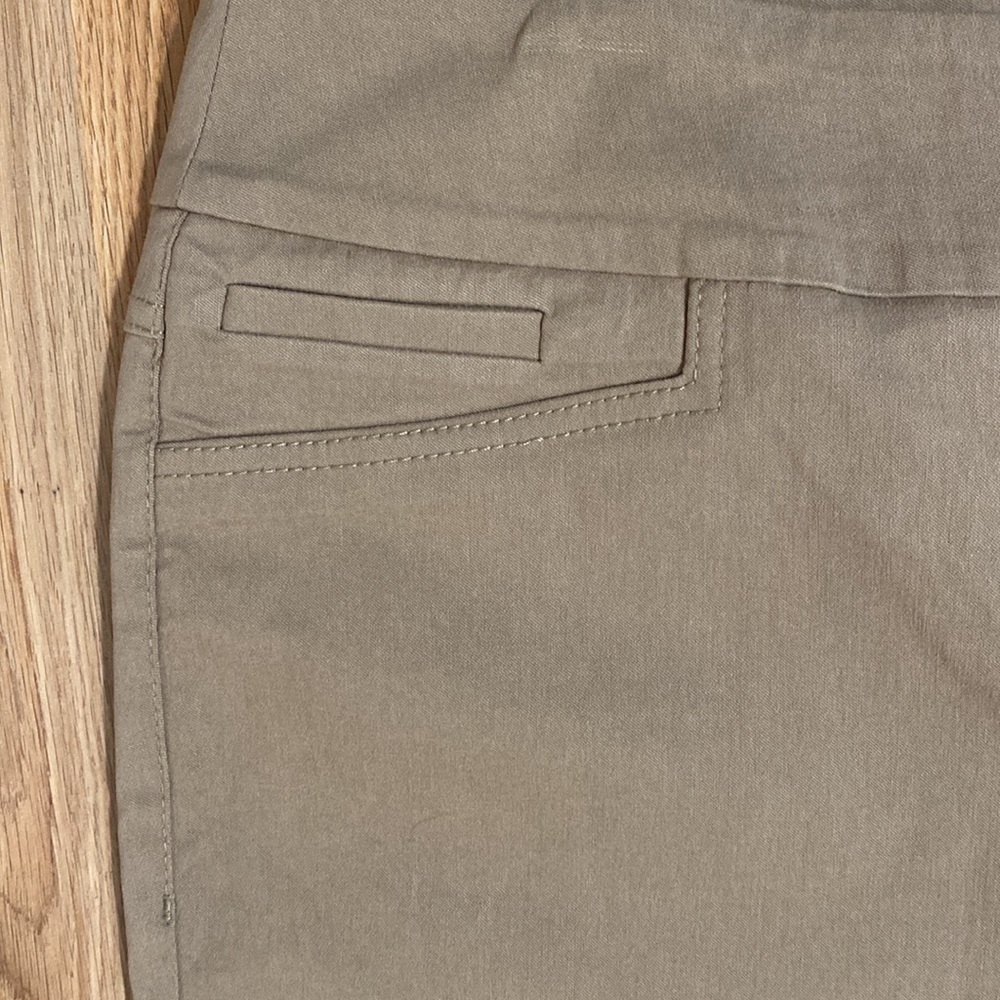 WESTBOUND Pull On Pants Stretchy Casual Tan Womens 16 - Picture 3 of 8